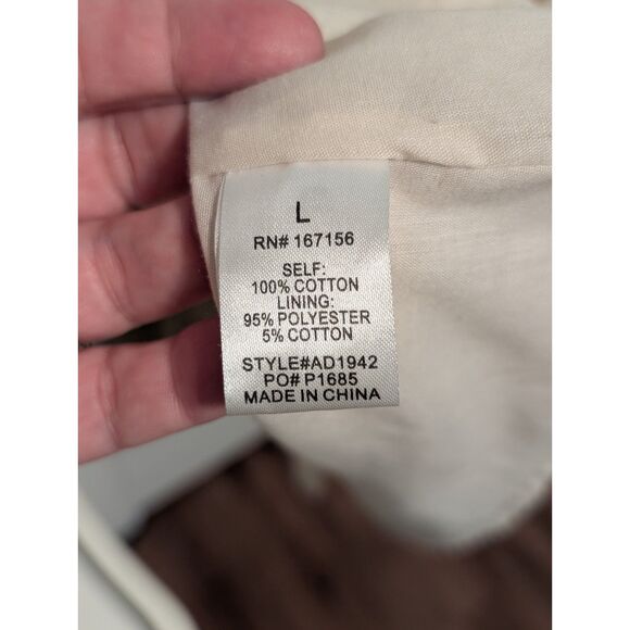 Neuflora Beige Floral Tiered Midi Dress - Size L - Cottagecore Dream! 🌸 - Picture 9 of 11